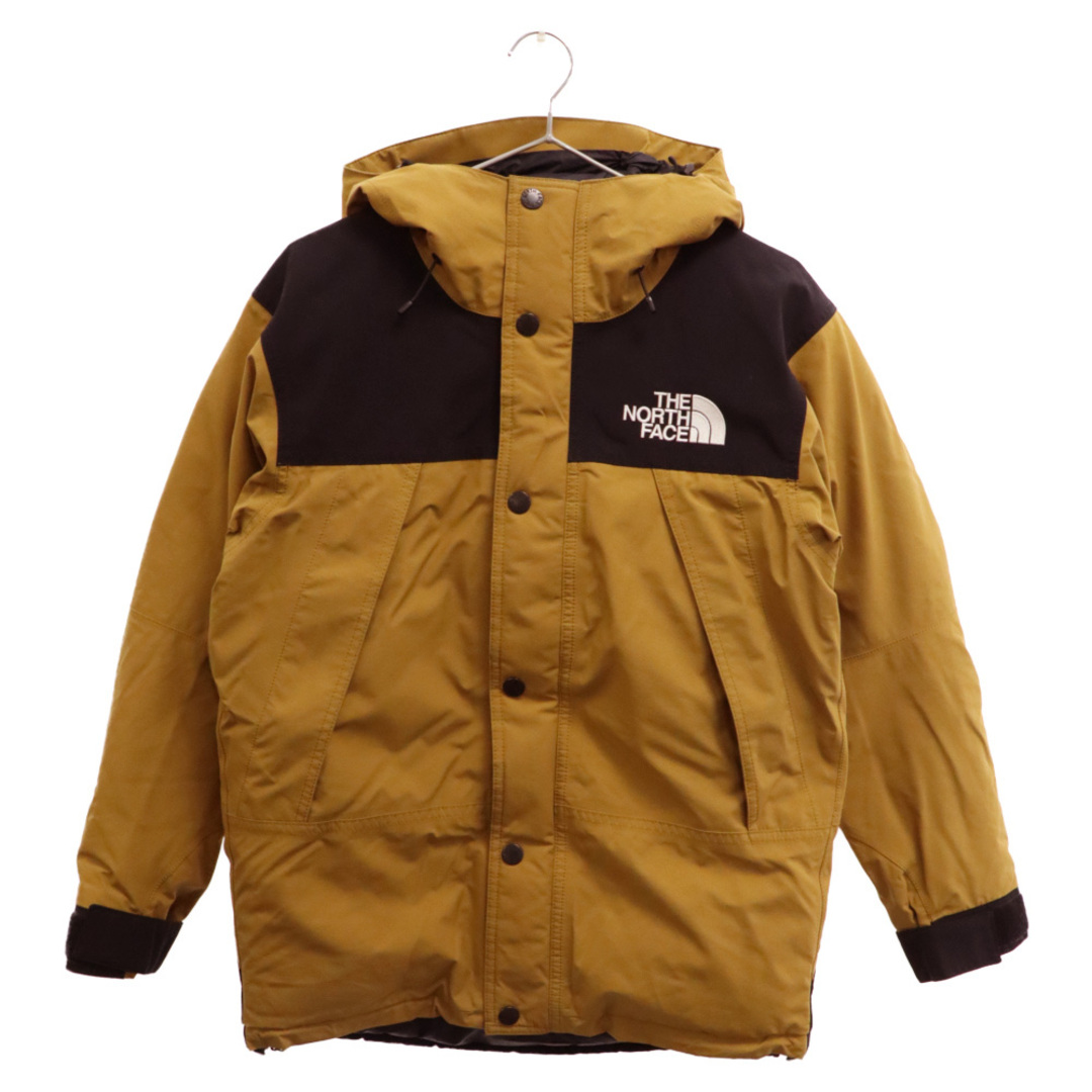 THE NORTH FACE ザノースフェイス MOUNTAIN DOWN JACKET GORE-TEX ゴアテックス マウンテン ナイロンダウンジャケット ブラック/ブラウン ND9193069センチ身幅