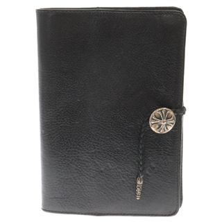 クロムハーツ(Chrome Hearts)のCHROME HEARTS クロムハーツ AGENDA PLAIN アジェンダ クロスボールレザーブレイド手帳カバー ブラック(その他)