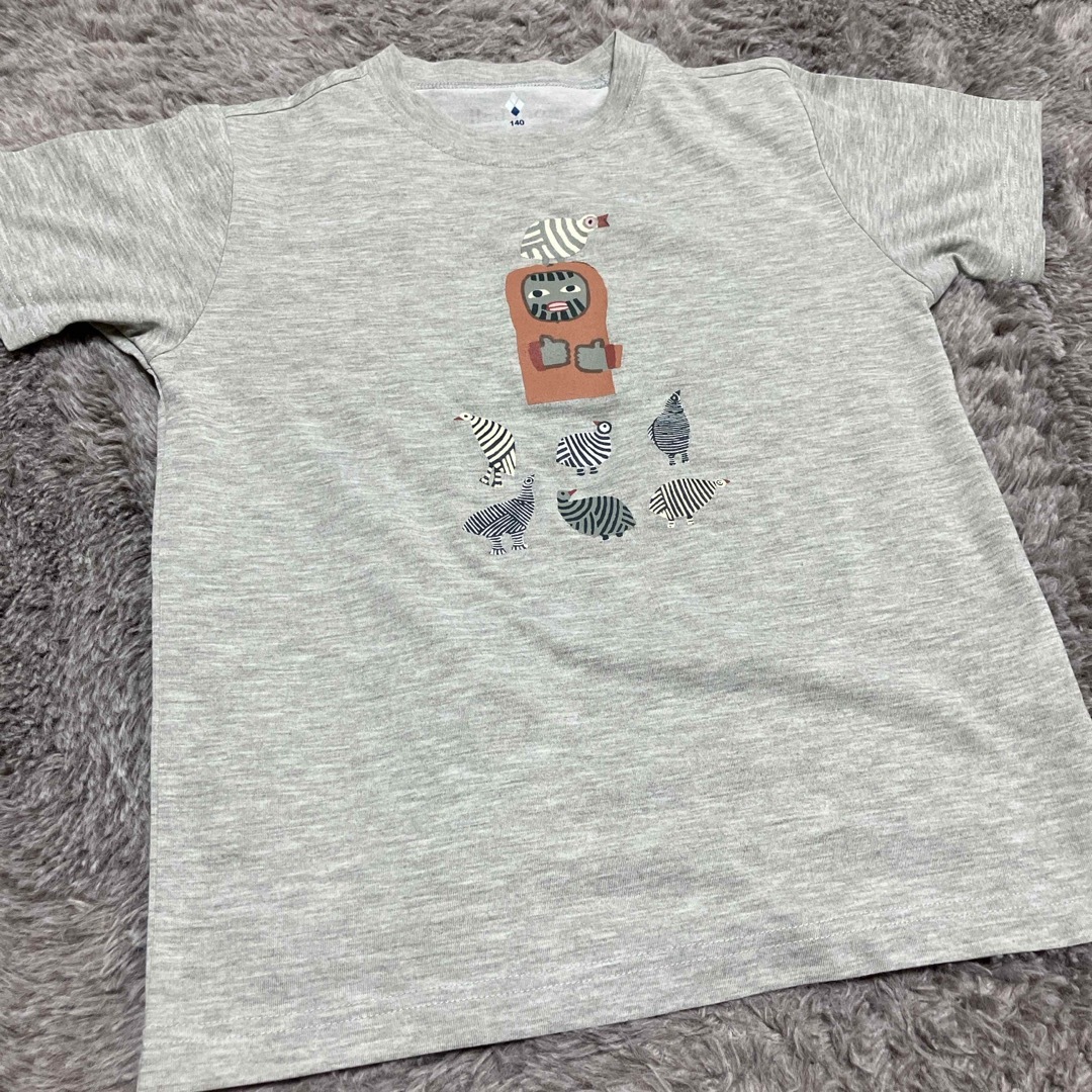 mont bell(モンベル)のモンベル  半袖　140 キッズ/ベビー/マタニティのキッズ服男の子用(90cm~)(Tシャツ/カットソー)の商品写真