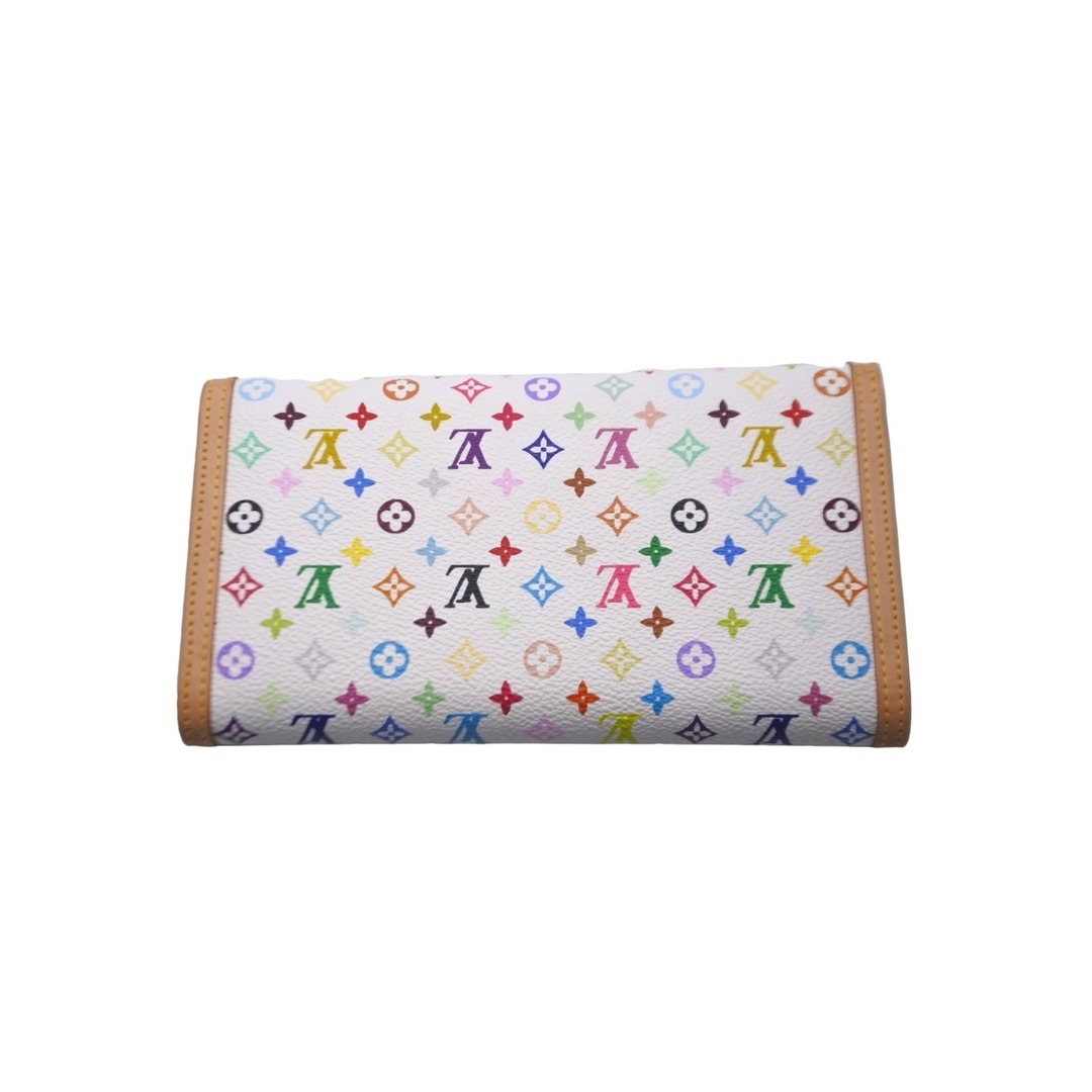 LOUIS VUITTON(ルイヴィトン)のLOUIS VUITTON ルイ ヴィトン 長財布 M92659 モノグラムマルチカラー ポルトトレゾール インターナショナル ブロン 美品 中古 59793 レディースのファッション小物(財布)の商品写真