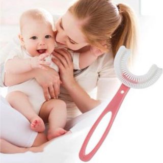 ⭐️未使用⭐️ 子供　全体　口歯　ブラシ　U字型歯ブラシ　トレーニング歯ブラシ(歯ブラシ/歯みがき用品)