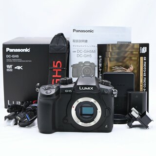 パナソニック(Panasonic)のPanasonic LUMIX DC-GH5-K ボディ ブラック(ミラーレス一眼)