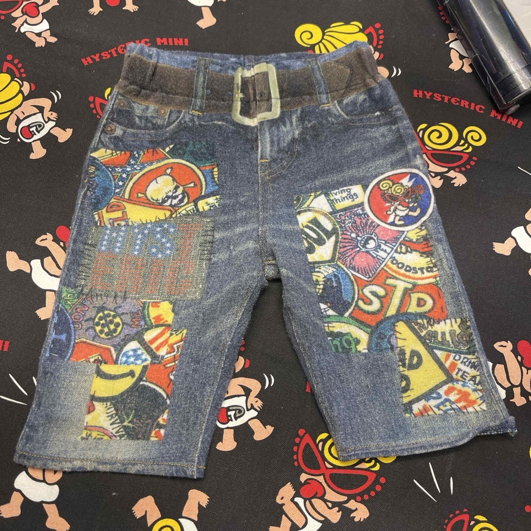 HYSTERIC MINI(ヒステリックミニ)の②ヒスミニ　ライクアデニム　パンツ キッズ/ベビー/マタニティのキッズ服男の子用(90cm~)(パンツ/スパッツ)の商品写真