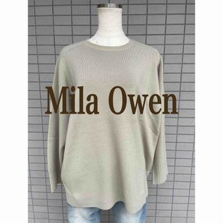 ミラオーウェン(Mila Owen)のMila Owen  ミラオーウェン  長袖ニット  クルーネック　F(ニット/セーター)