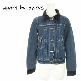 apart by lowrys - アパートバイローリーズ Gジャン デニム ベロア M 青 231201MN1R