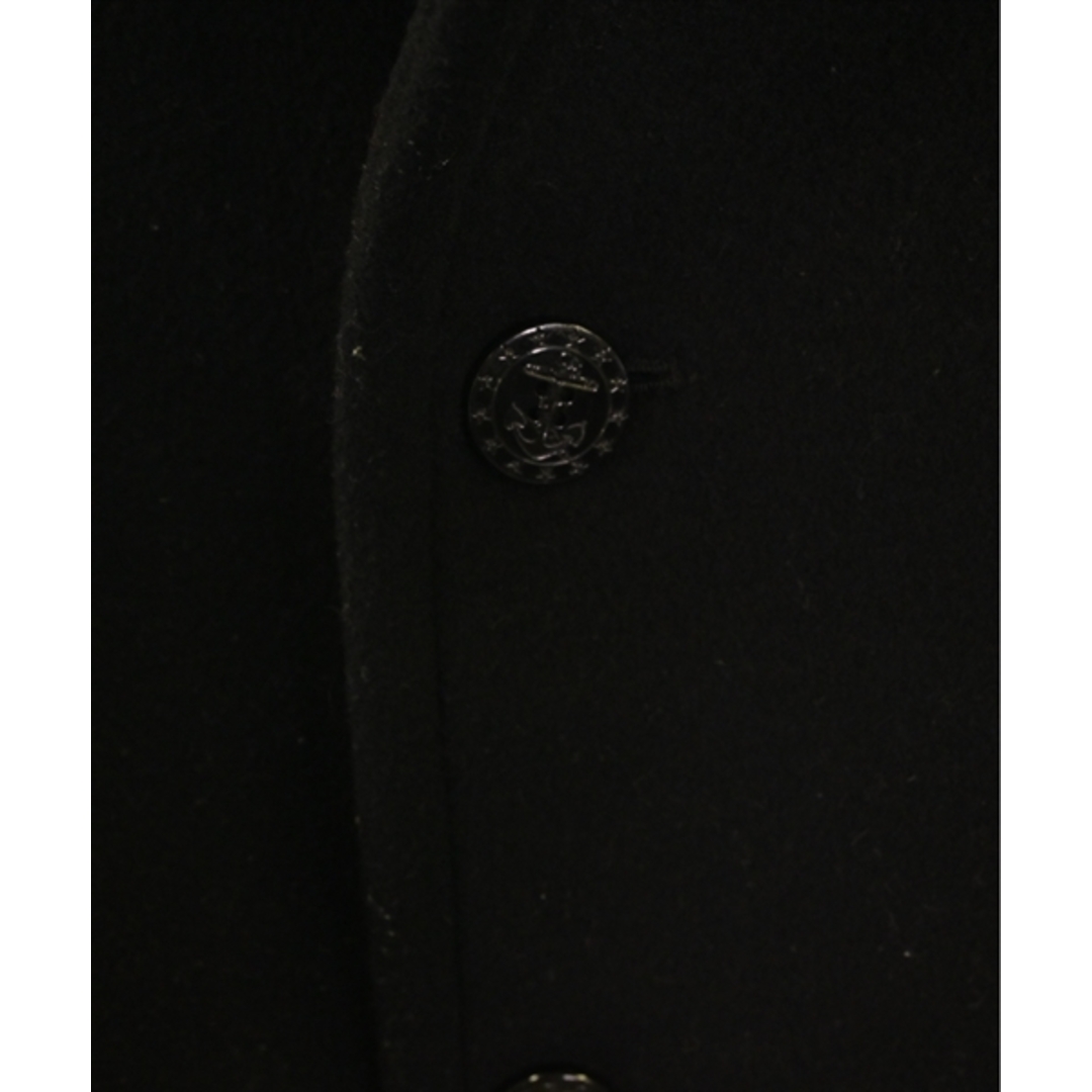 HYKE(ハイク)のHYKE ハイク ピーコート 3(L位) 黒 【古着】【中古】 レディースのジャケット/アウター(ピーコート)の商品写真