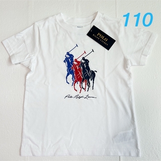 ポロラルフローレン(POLO RALPH LAUREN)のラルフローレン ビッグポニー半袖Tシャツ  ホワイト 4T110(Tシャツ/カットソー)