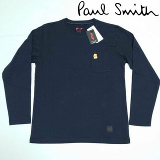 ポールスミス(Paul Smith)の【新品タグ付き】ポールスミス 長袖TシャツBRUNO メンズM ネイビー(Tシャツ/カットソー(七分/長袖))