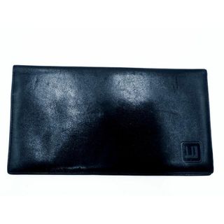 ダンヒル(Dunhill)のdunhill ダンヒル 二つ折り 札入れ 長 財布 黒 ■■ メンズ(折り財布)