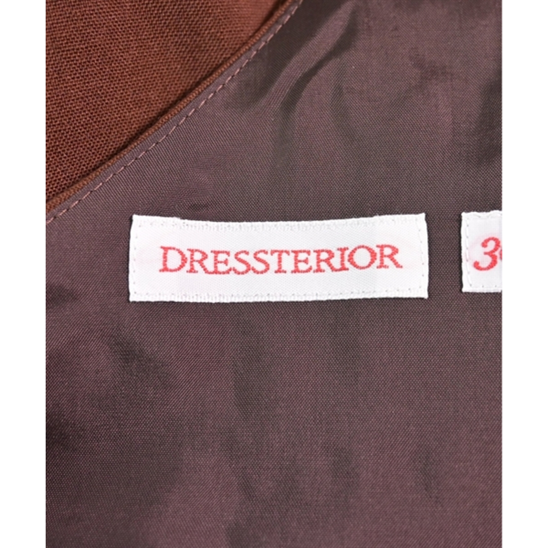 DRESSTERIOR(ドレステリア)のDRESSTERIOR オールインワン/サロペット 36(S位) 茶 【古着】【中古】 レディースのパンツ(サロペット/オーバーオール)の商品写真