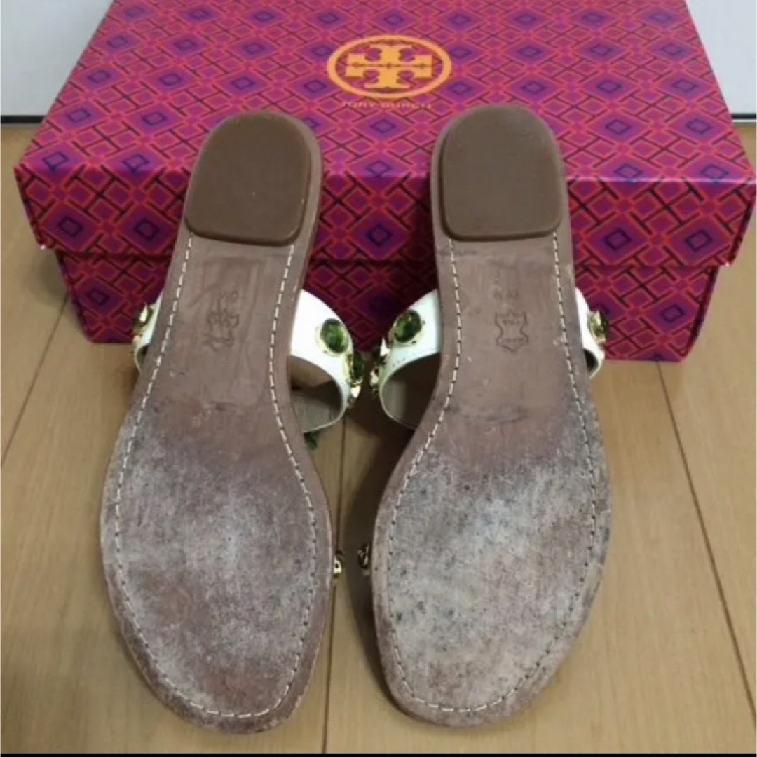 Tory Burch(トリーバーチ)の① 美品【 TORY BURCH 】 トリーバーチ サンダル 6M 23センチ  レディースの靴/シューズ(サンダル)の商品写真