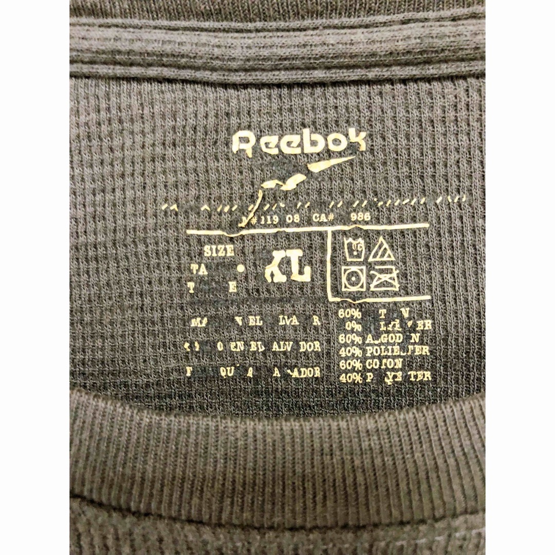 Reebok(リーボック)のNFL　シカゴ・ベアーズ　ワッフル生地　長袖Ｔシャツ　ＸL　グレー　USA古着 メンズのトップス(Tシャツ/カットソー(七分/長袖))の商品写真