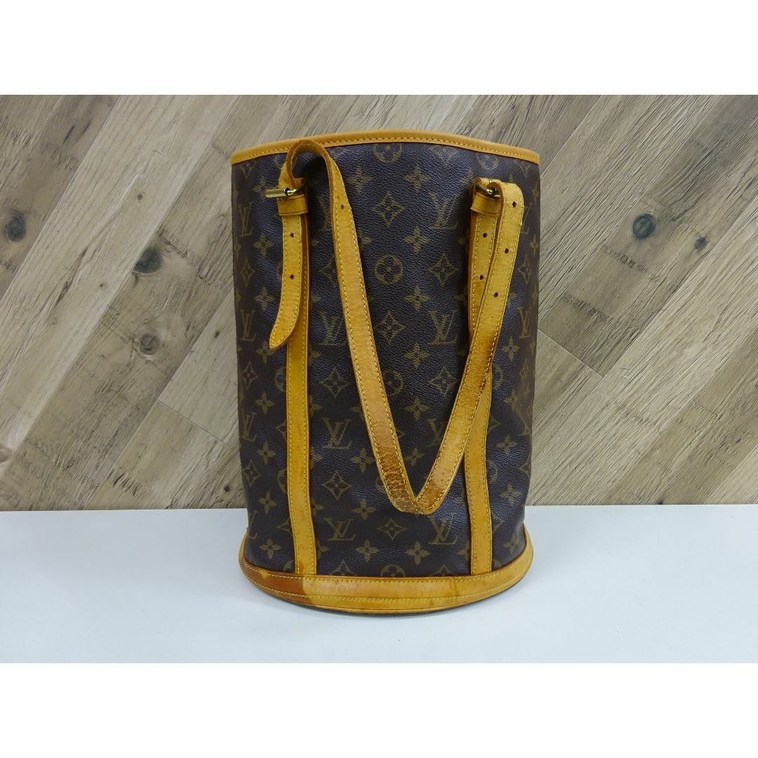 LOUIS VUITTON - M名035 / ルイヴィトン モノグラム バケットGM トートバッグ