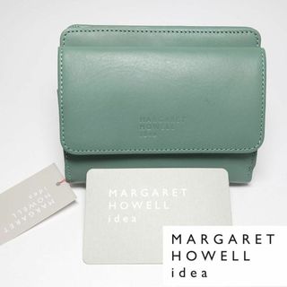 マーガレットハウエル(MARGARET HOWELL)の【新品タグ付き】マーガレットハウエルアイデア ダウナー二つ折り財布 ブルーグレー(財布)