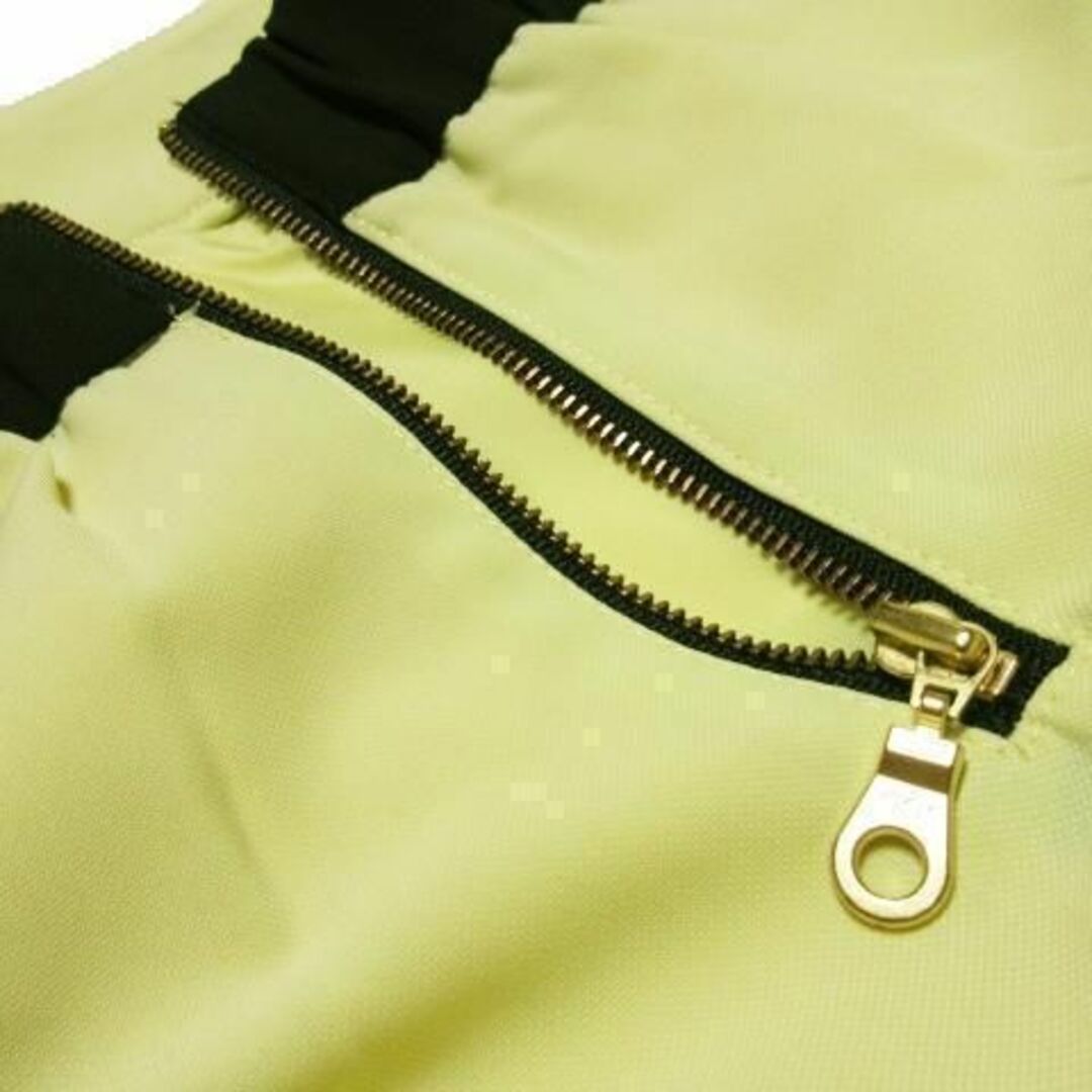 INDEX(インデックス)のインデックス ネオンバイカラータイトスカート S 黄 230530CK27A レディースのスカート(ひざ丈スカート)の商品写真