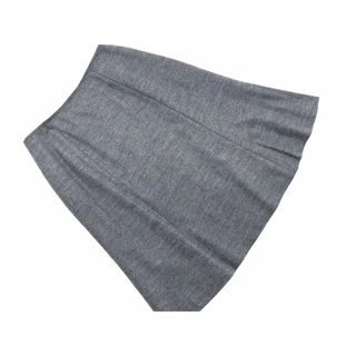 ANAYI アナイ ウール混 Aライン 台形 スカート size36/グレー ◇■ レディース