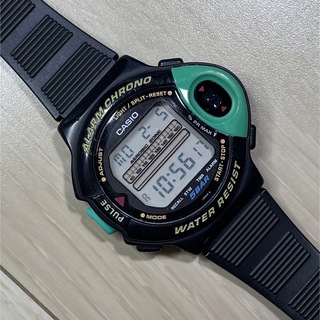 カシオ(CASIO)の【激レア】CASIO PULSE ALARM CHRONO 腕時計(腕時計(デジタル))