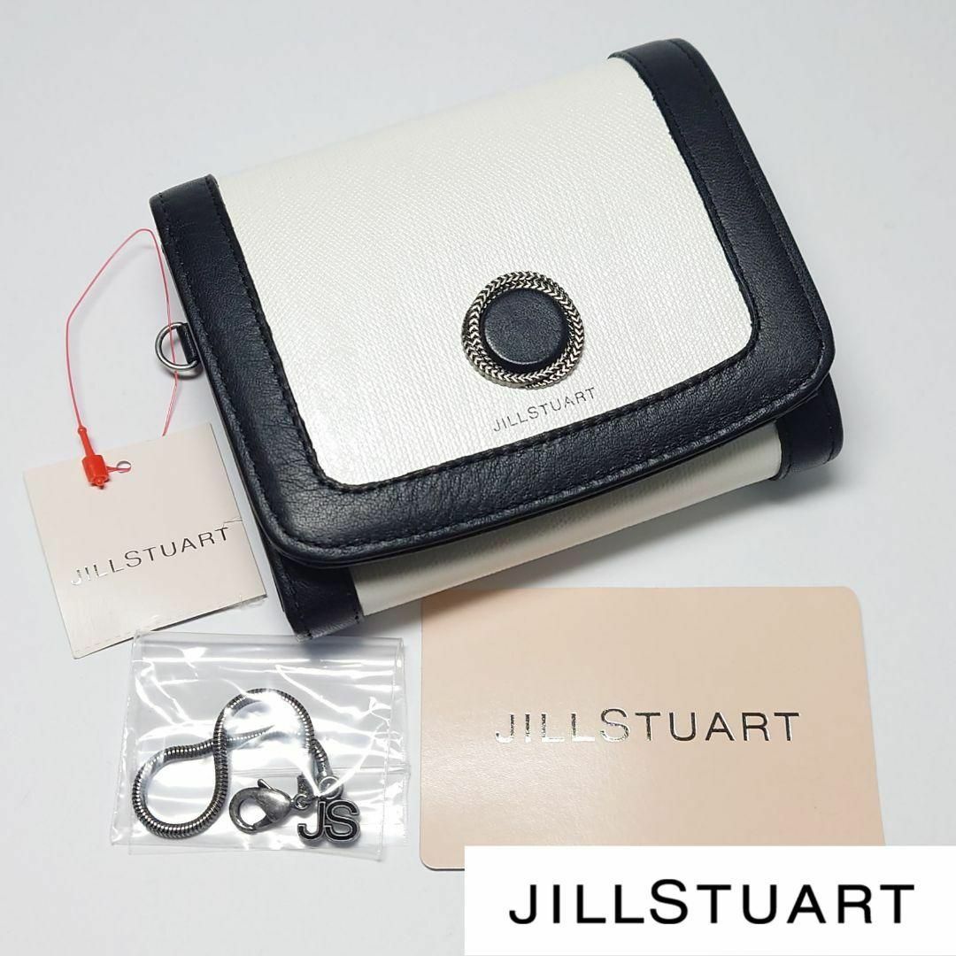 JILLSTUART(ジルスチュアート)の【新品タグ付き】ジルスチュアート ノスタルジア二つ折り財布 ホワイト レディースのファッション小物(財布)の商品写真