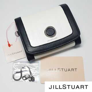 ジルスチュアート(JILLSTUART)の【新品タグ付き】ジルスチュアート ノスタルジア二つ折り財布 ホワイト(財布)