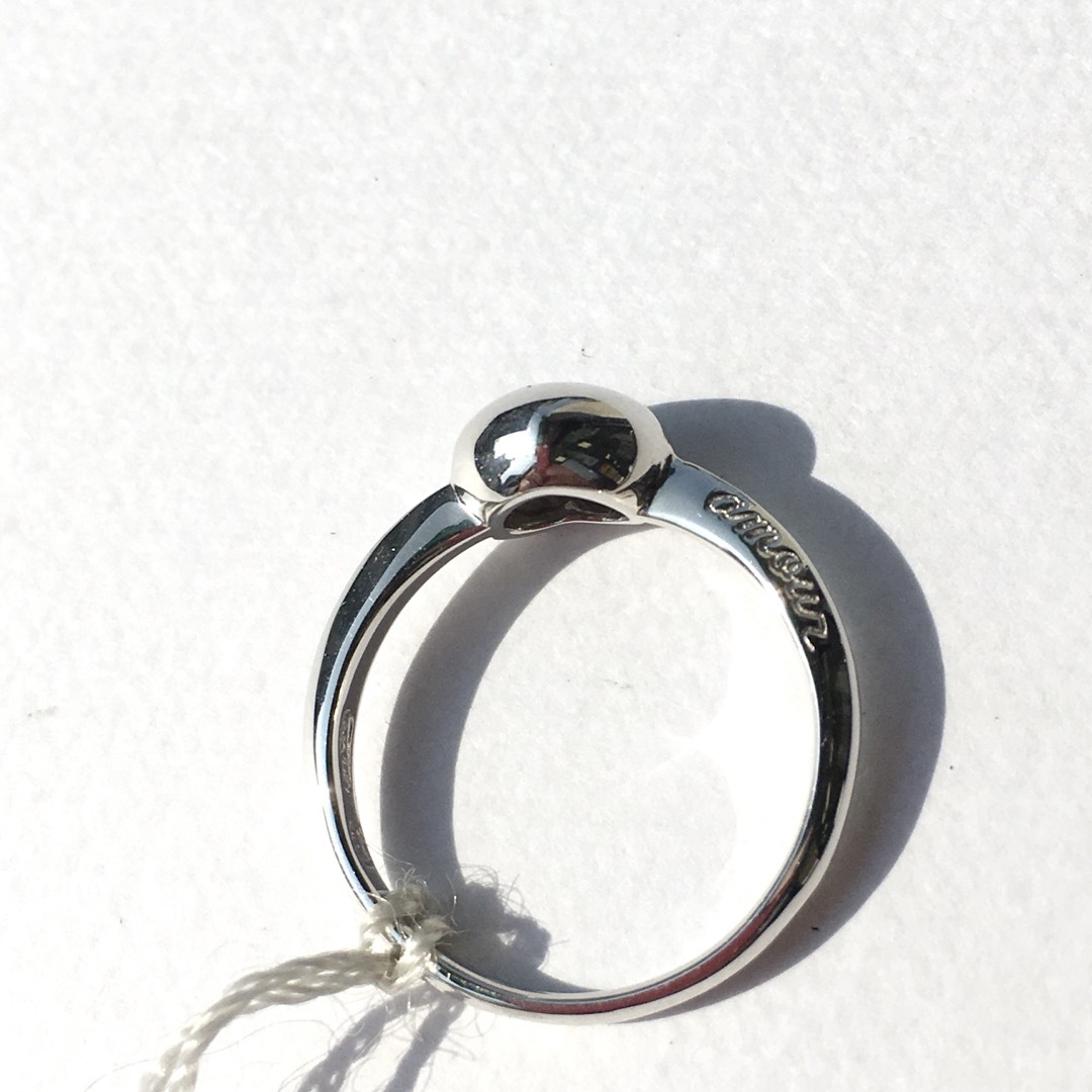定価¥42.900 ふっくらハート　愛のプラチナポージーリング　10号　新品 レディースのアクセサリー(リング(指輪))の商品写真