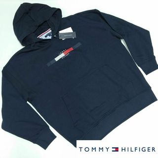 トミーヒルフィガー(TOMMY HILFIGER)の【新品タグ付き】トミーヒルフィガー ポップオーバーフーディー/パーカー M(パーカー)