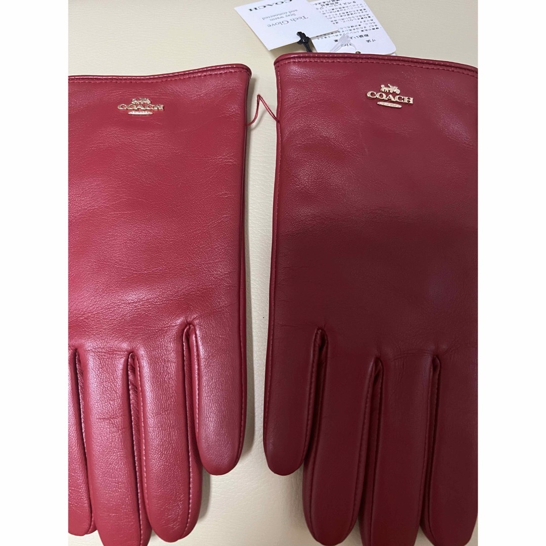 COACH(コーチ)のcoach手袋　ラムレザー レディースのファッション小物(手袋)の商品写真