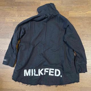 ミルクフェド(MILKFED.)の【milkfed.】ミルクフェドハイネックバックロゴ入りトレーナー(トレーナー/スウェット)