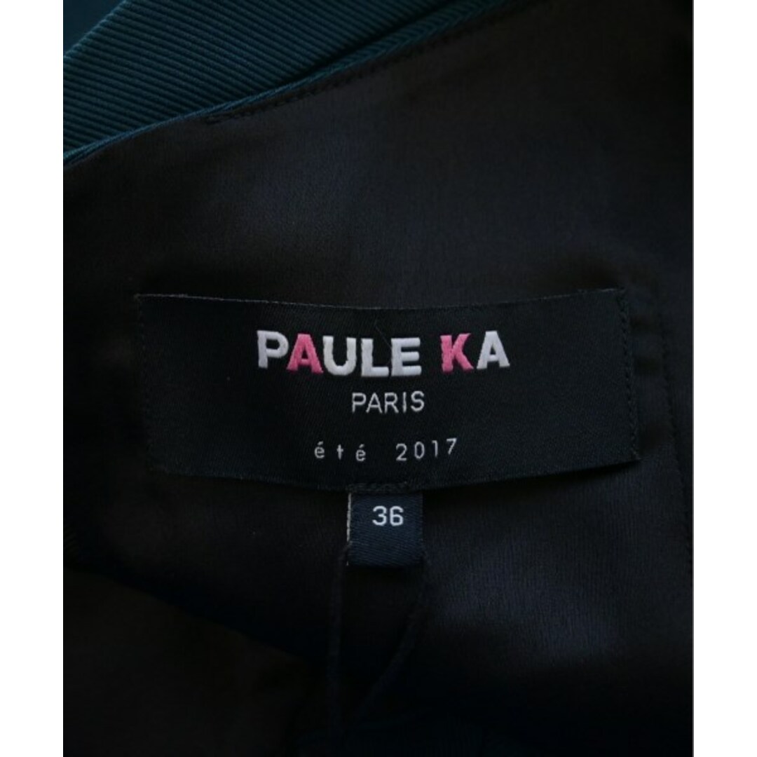 PAULE KA(ポールカ)のPAULE KA ポールカ ワンピース 36(XS位) 緑 【古着】【中古】 レディースのワンピース(ひざ丈ワンピース)の商品写真