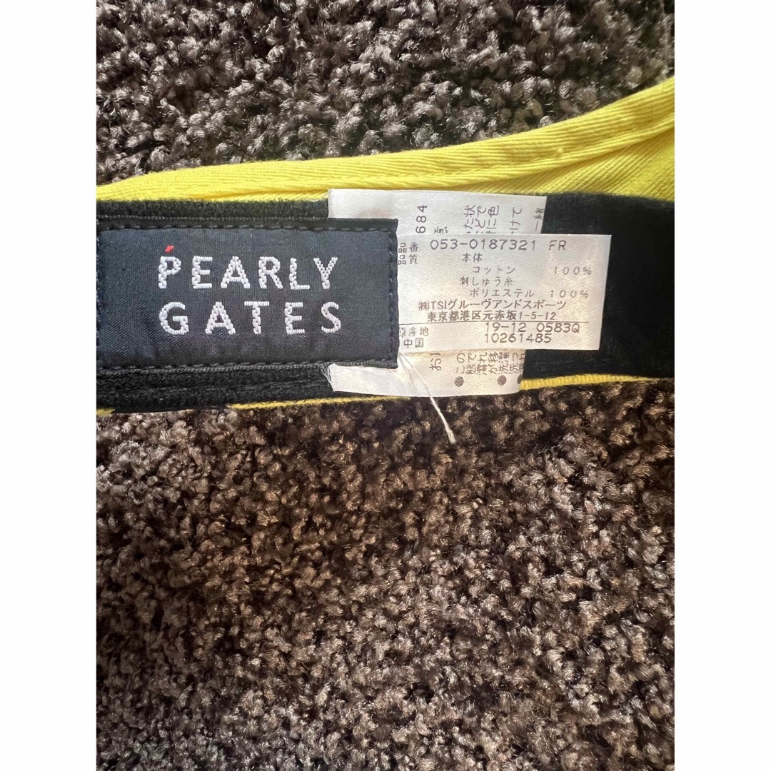 PEARLY GATES(パーリーゲイツ)のパーリーゲイツ　サンバイザー メンズの帽子(サンバイザー)の商品写真