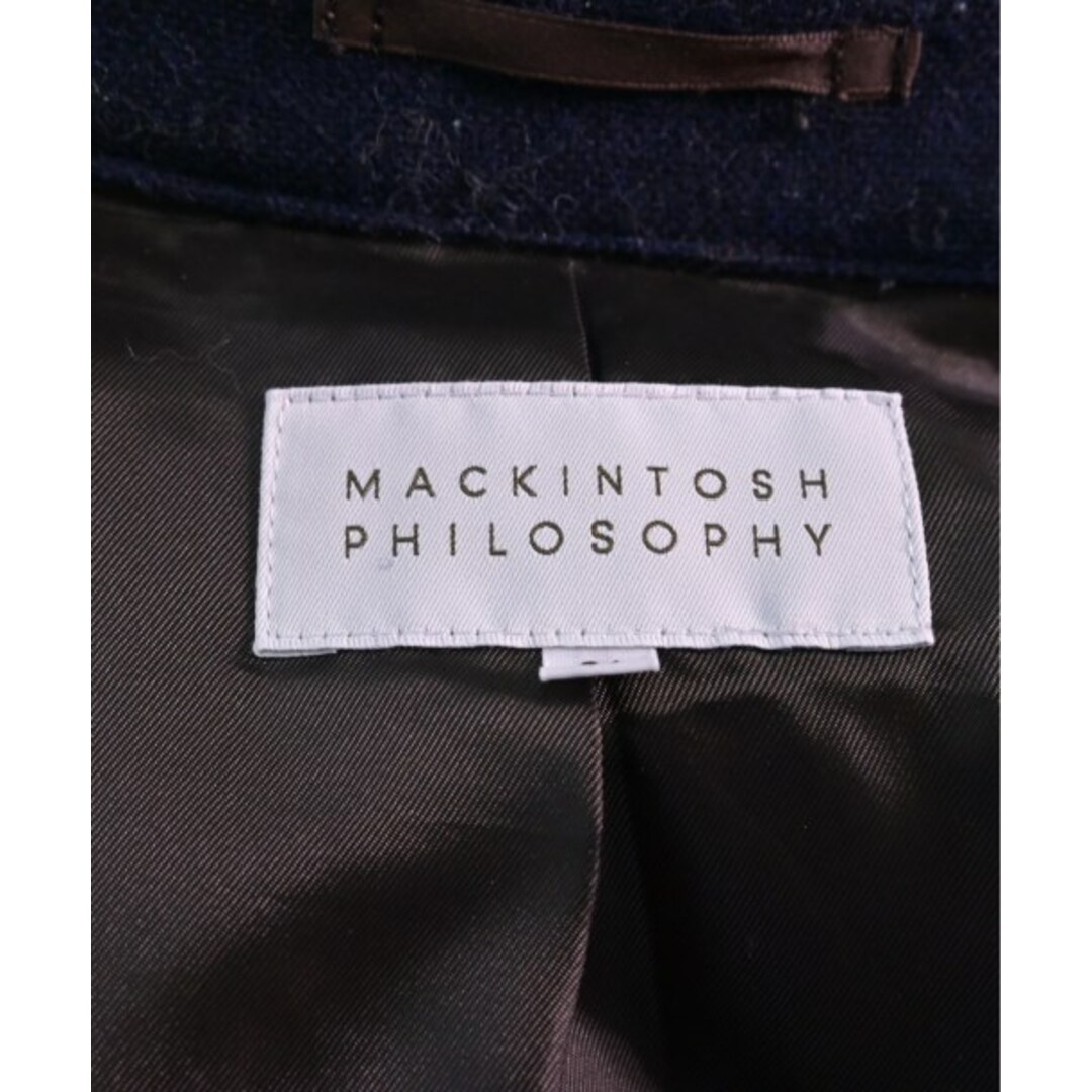 MACKINTOSH PHILOSOPHY(マッキントッシュフィロソフィー)のMACKINTOSH PHILOSOPHY ダウンコート 36(S位) 紺 【古着】【中古】 レディースのジャケット/アウター(ダウンコート)の商品写真