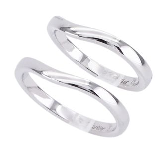 カルティエ バレリーナ カーブ ウェディング リング BALLERINE WEDDING BAND リング 指輪(リング(指輪))