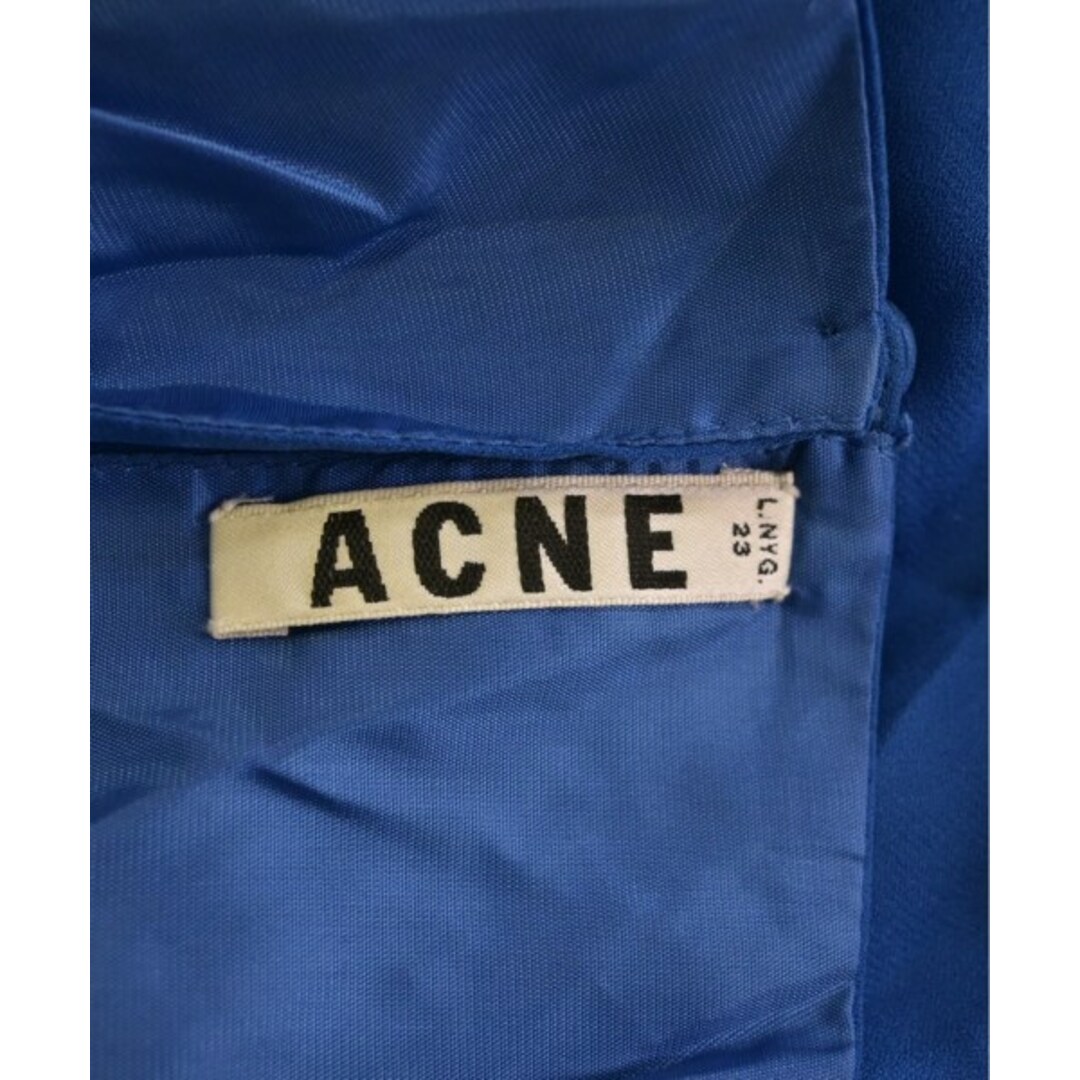 ACNE(アクネ)のAcne アクネ ワンピース 32(M位) 青 【古着】【中古】 レディースのワンピース(ひざ丈ワンピース)の商品写真