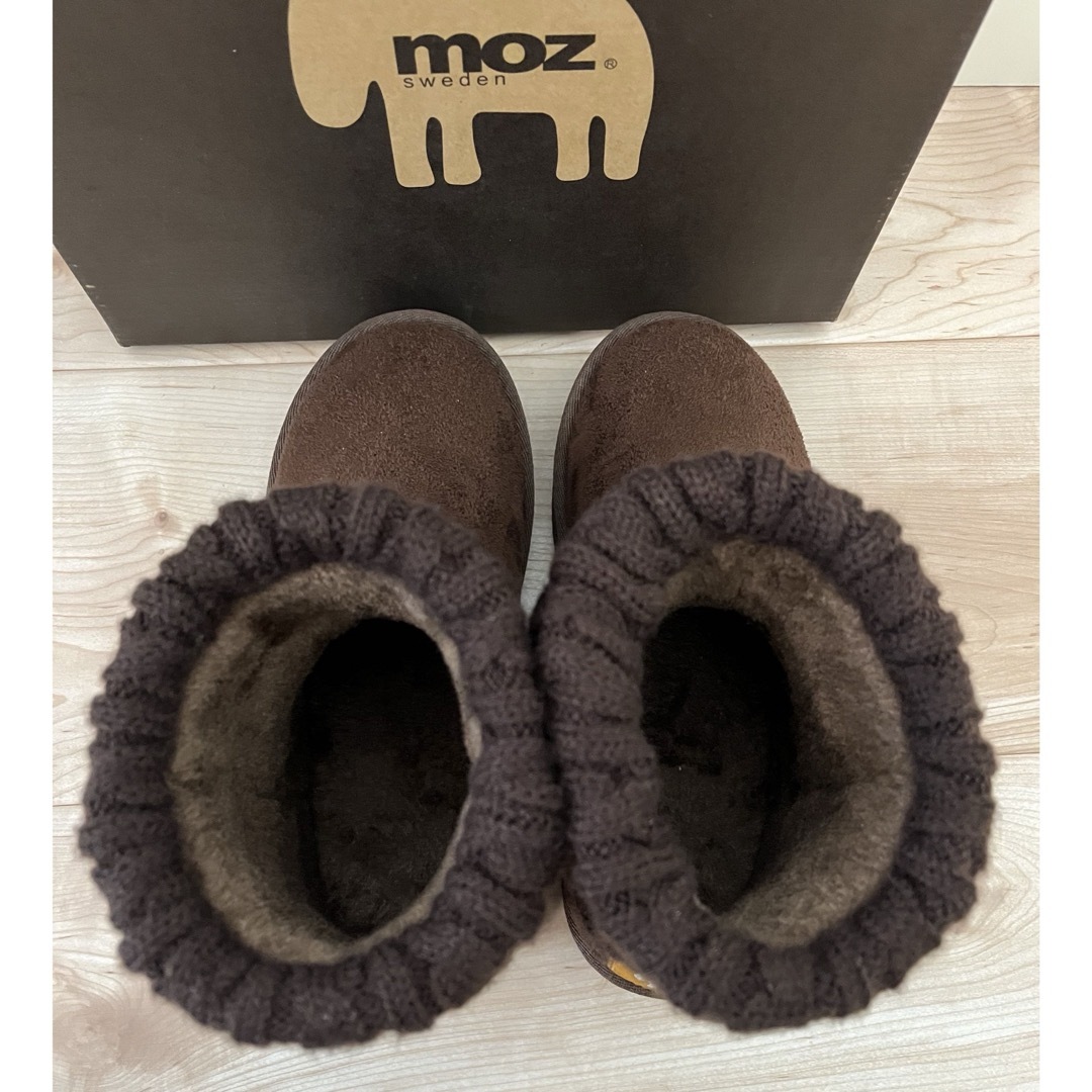 moz(モズ)の【美品】moz☆モズ ニットムートンブーツ レディースの靴/シューズ(ブーツ)の商品写真