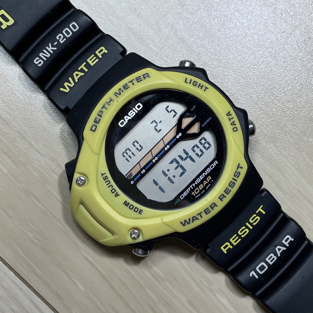 CASIO - 【激レア】CASIO DEPTH METER イエロー 腕時計の通販 by CASIO - 【激レア】CASIO DEPTH METER イエロー 腕時計の通販 by