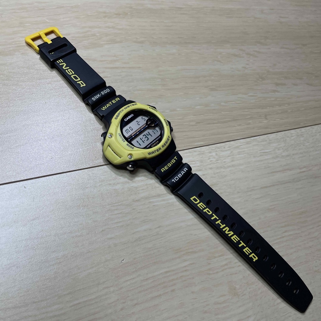 輝く高品質な METER DEPTH 【激レア】CASIO - CASIO イエロー by 腕時計の通販 その他