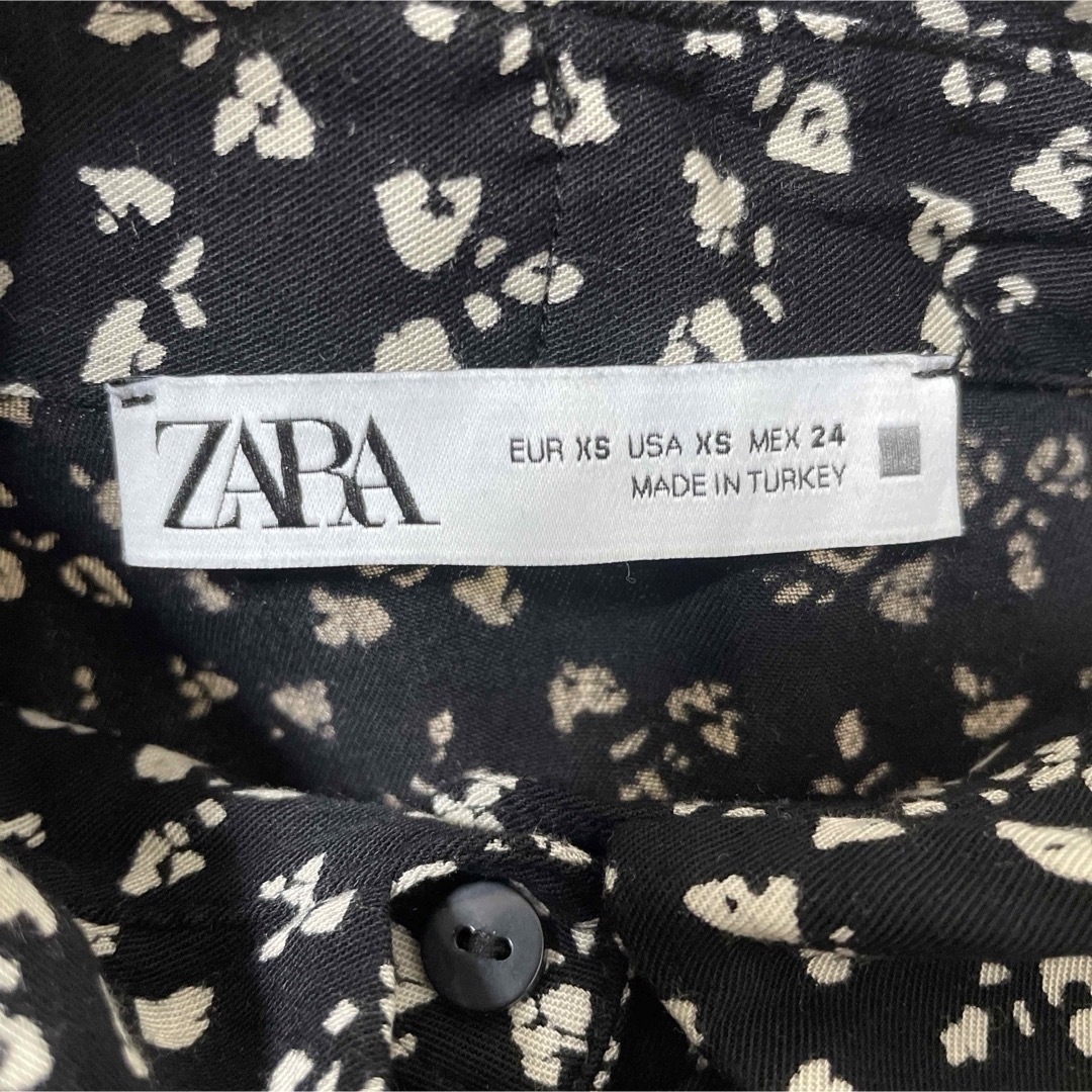 ZARA(ザラ)のZARA ザラ レオパード柄 シャツ レディースのトップス(シャツ/ブラウス(長袖/七分))の商品写真