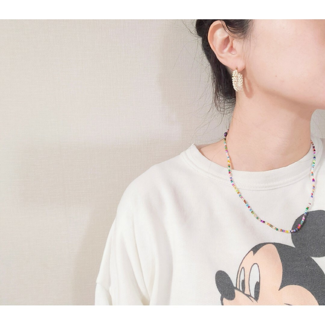 BEAUTY&YOUTH UNITED ARROWS(ビューティアンドユースユナイテッドアローズ)のvintagebeads✕multiネックレス ハンドメイドのアクセサリー(ネックレス)の商品写真