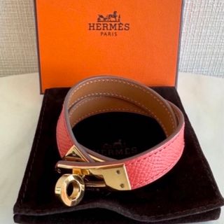 エルメス(Hermes)のエルメス　HERMES ケリードゥブルトゥール　レザーブレス(ブレスレット/バングル)