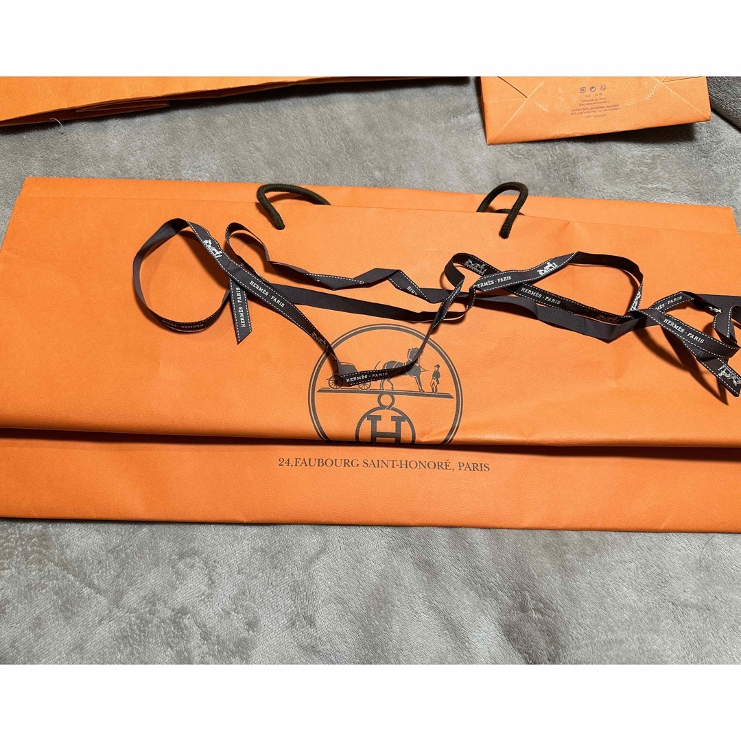 HERMES エルメス 紙袋 4枚セット ショップ袋 小物用 量れる HERMES エルメス 紙袋 4枚セット ショップ袋 小物用 量れる