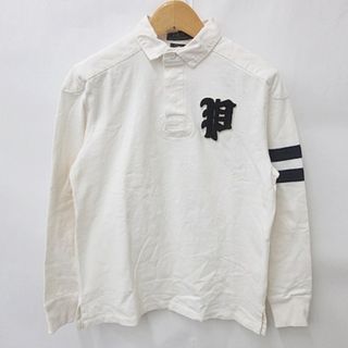 ポロラルフローレン(POLO RALPH LAUREN)のポロ ラルフローレン シャツ ラガーシャツ 長袖 別布 オフホワイト 紺 M(シャツ)