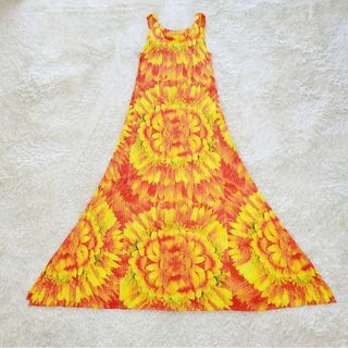 プリーツプリーズイッセイミヤケ(PLEATS PLEASE ISSEY MIYAKE)の【希少☆極美品】2012 プリーツプリーズ　ダリア　フレア　ロングワンピース(ロングワンピース/マキシワンピース)