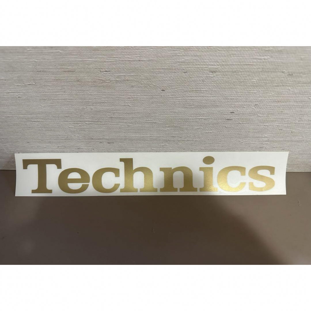 Technics(テクニクス)のTechnics テクニクス ステッカー　1枚 楽器のDJ機器(ターンテーブル)の商品写真
