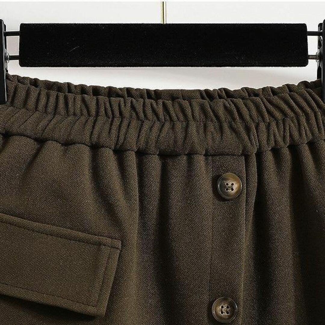 【黒4XL】大きいサイズ レディース 秋　冬 ショートパンツ　スカート風　 春 レディースのパンツ(ショートパンツ)の商品写真
