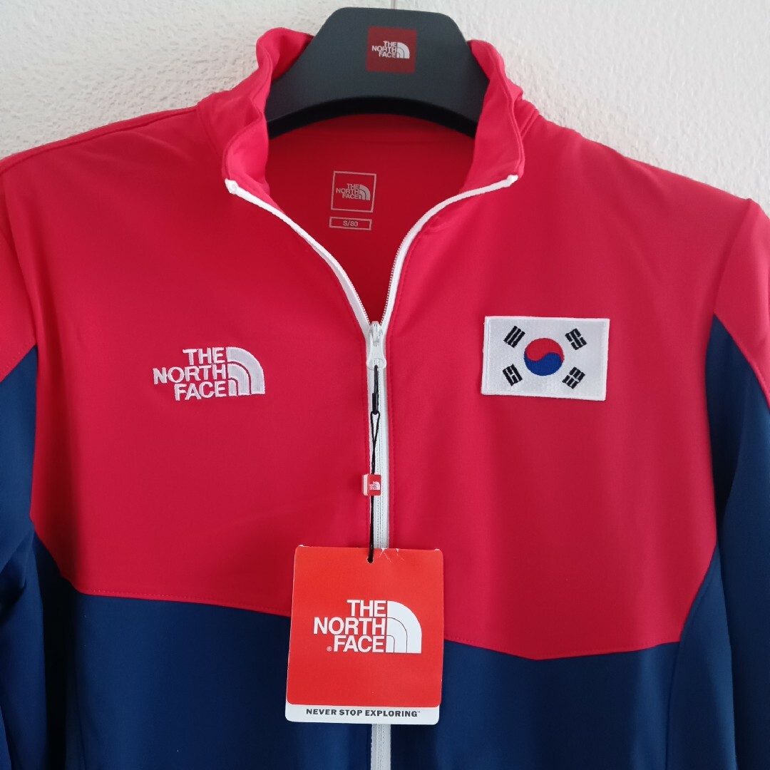 THE NORTH FACE(ザノースフェイス)の新品S／非売品■ノースフェイス オリンピック五輪／韓国代表ジャージ チームコリア レディースのジャケット/アウター(ブルゾン)の商品写真