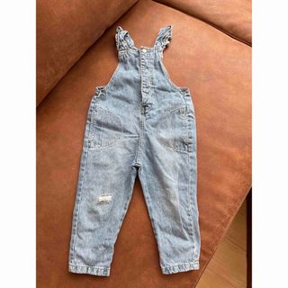 ザラキッズ(ZARA KIDS)のZARAキッズ　デニムサロペット98(パンツ/スパッツ)