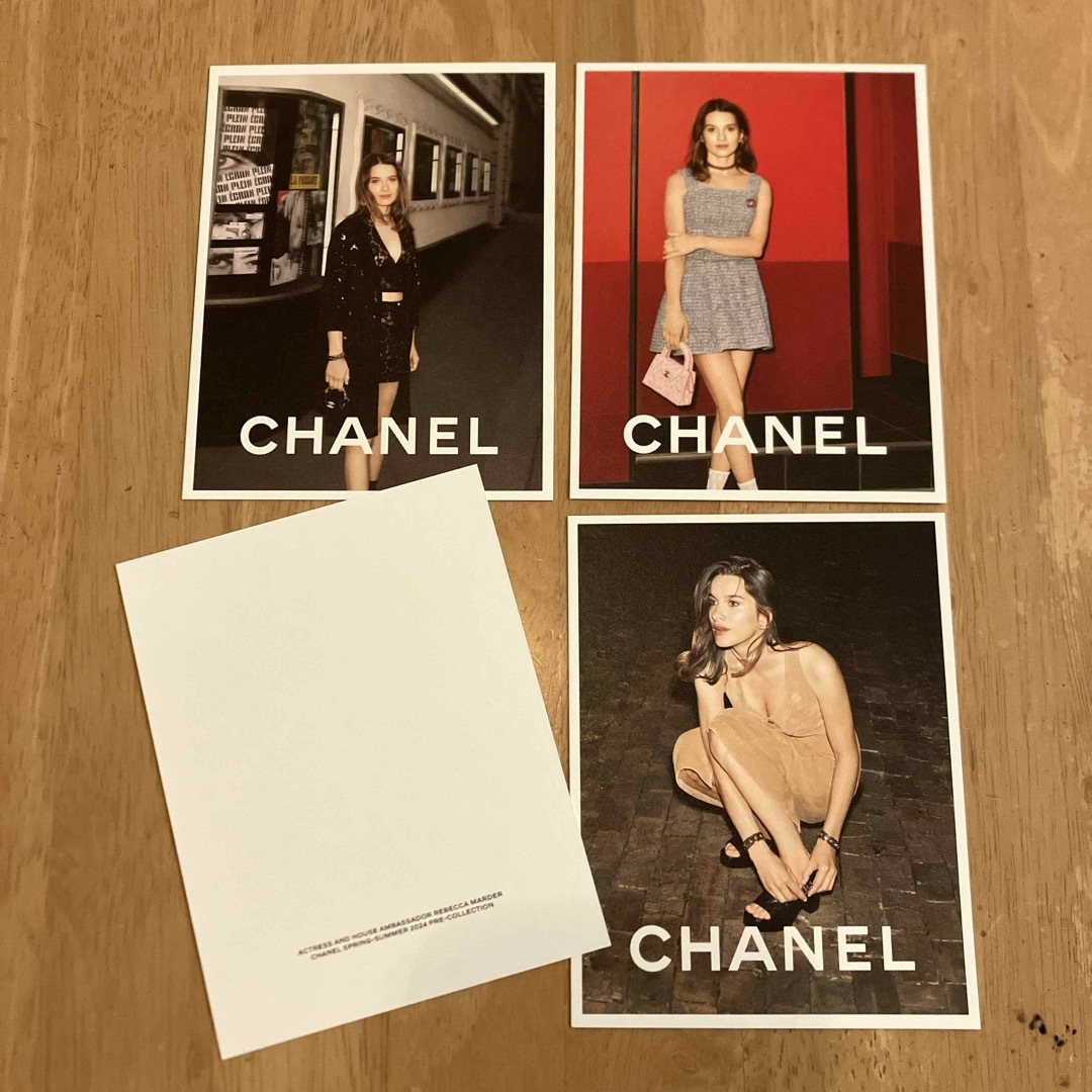 CHANEL(シャネル)のCHANEL ポストカード4枚 エンタメ/ホビーの声優グッズ(写真/ポストカード)の商品写真