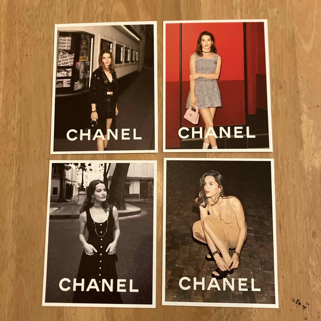 CHANEL(シャネル)のCHANEL ポストカード4枚 エンタメ/ホビーの声優グッズ(写真/ポストカード)の商品写真