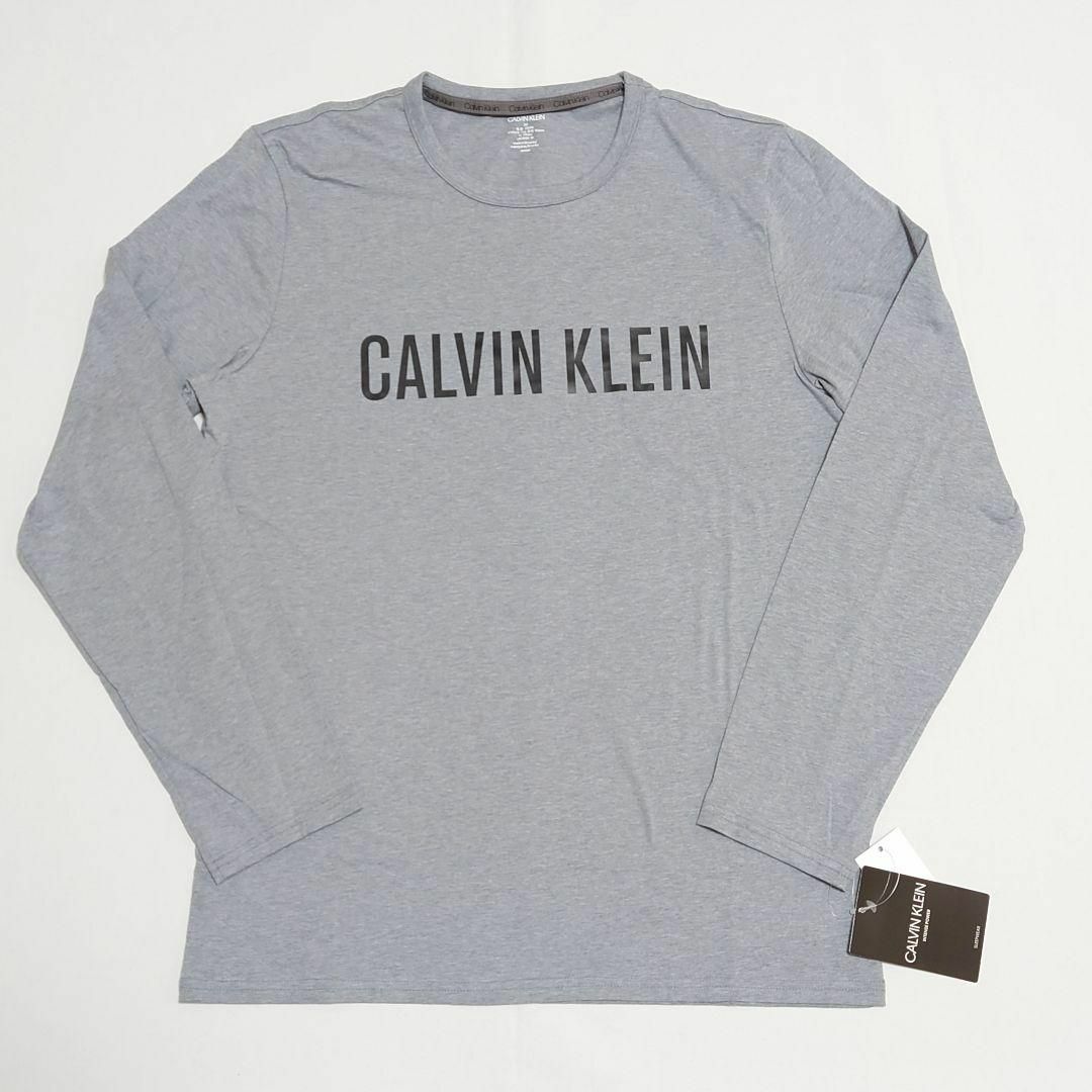 Calvin Klein(カルバンクライン)の【新品タグ付き】カルバンクライン スウェットシャツ M グレー メンズのトップス(Tシャツ/カットソー(七分/長袖))の商品写真