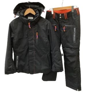 デサント(DESCENTE)の♪♪DESCENTE デサント レディース スノーウェア 防寒 セットアップ 上下セット SIZE 上11号 下9号 ブラック(セット/コーデ)