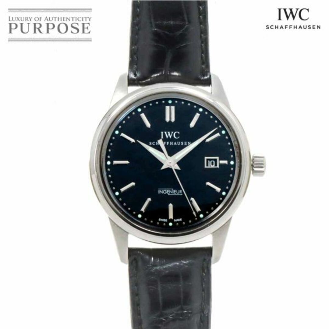 IWC(インターナショナルウォッチカンパニー)のIWC インヂュニア IW323301 メンズ 腕時計 デイト 裏スケルトン 自動巻き インターナショナル ウォッチ カンパニー Ingenieur VLP 90211836 メンズの時計(腕時計(アナログ))の商品写真